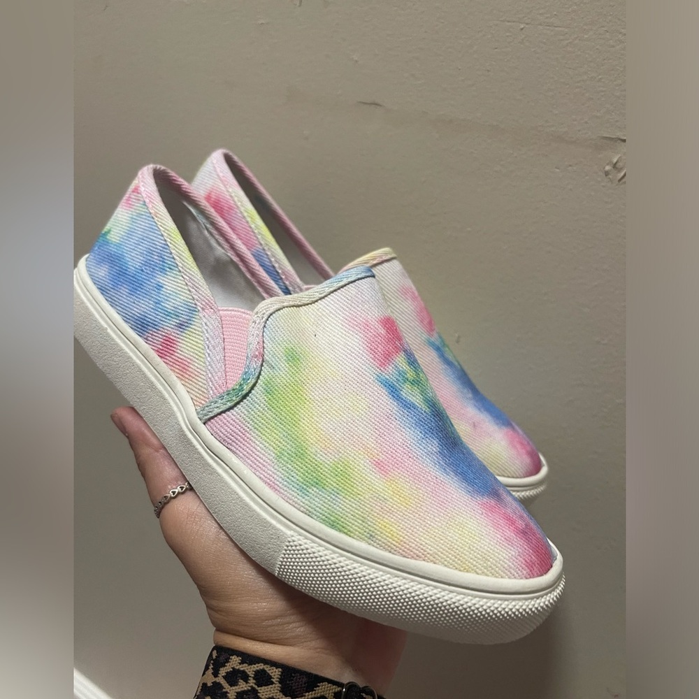 Madden Girl Tie dye slip ons